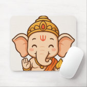 Lord ganesha mousepad (Mit Mouse)