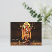 Lord Ganesha Postcard Postkarte (Stehend Vorderseite)