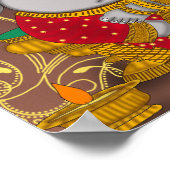 Lord Ganesha Poster (Ecke)