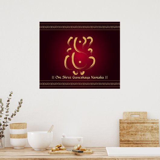 Lord Ganesha - Poster (Küche)