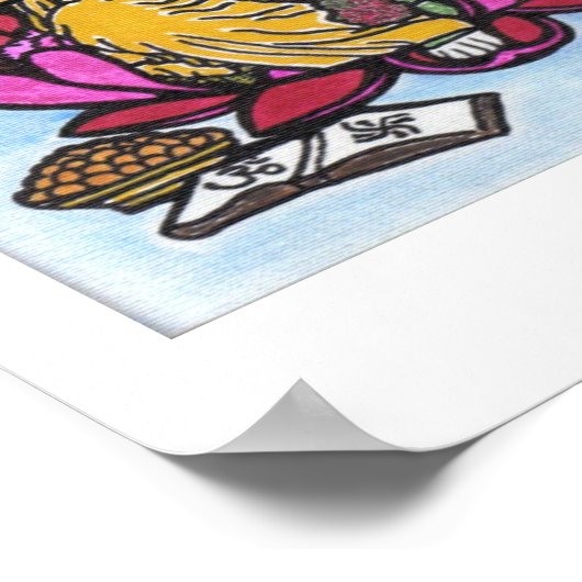 Lord Ganesha Poster (Ecke)