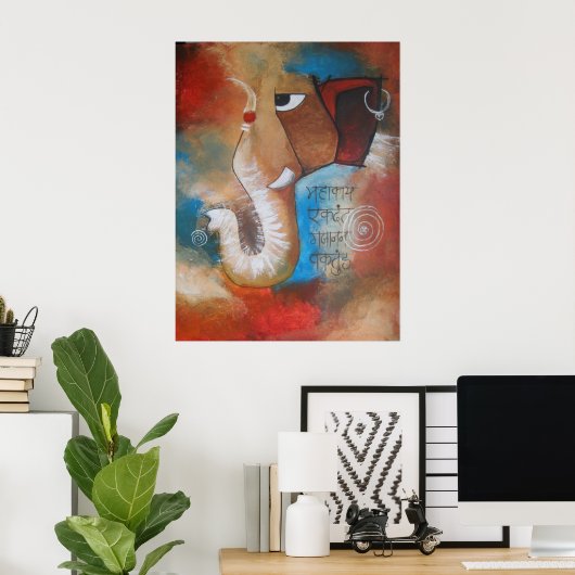 Lord ganesha poster (Heimbüro)
