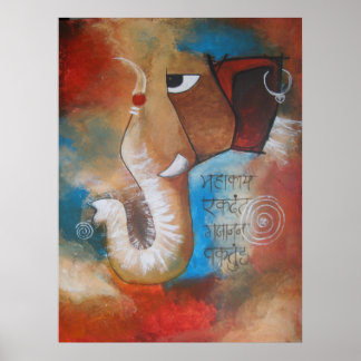 Lord ganesha poster