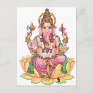 Lord ganesha postkarte