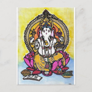 Lord Ganesha Postkarte