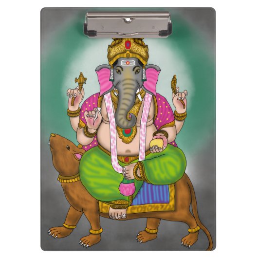 Lord Ganesha Schreibwaren Klemmbrett (Vorderseite)