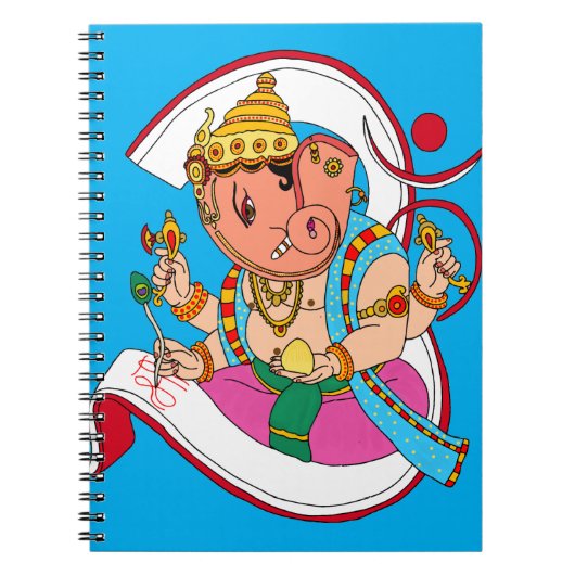 Lord Ganesha Schreibwaren Notizblock (Vorderseite)