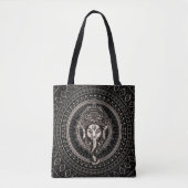 Lord Ganesha - Sepia-Schwarzes Tasche (Vorderseite)