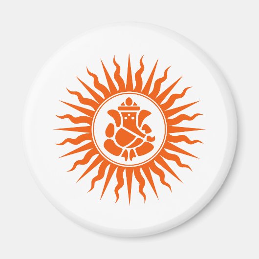 Lord Ganesha Sign Magnet (Vorne)