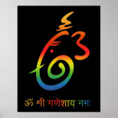 Lord Ganesha Sign Poster (Vorne)