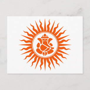 Lord Ganesha Sign Postkarte