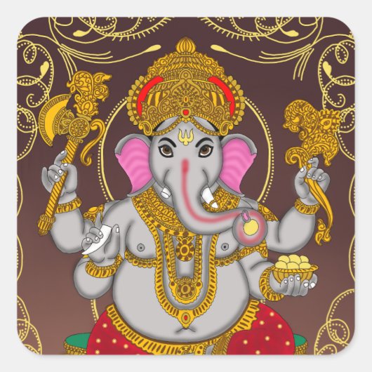 Lord Ganesha Stickers (Vorderseite)