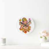 Lord Ganesha Wall Clock Runde Wanduhr (Zuhause)