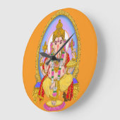 Lord Ganesha Wanduhr (Winkel)