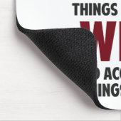 Lord, geben mir Kaffee und Wein Mousepad (Ecke)