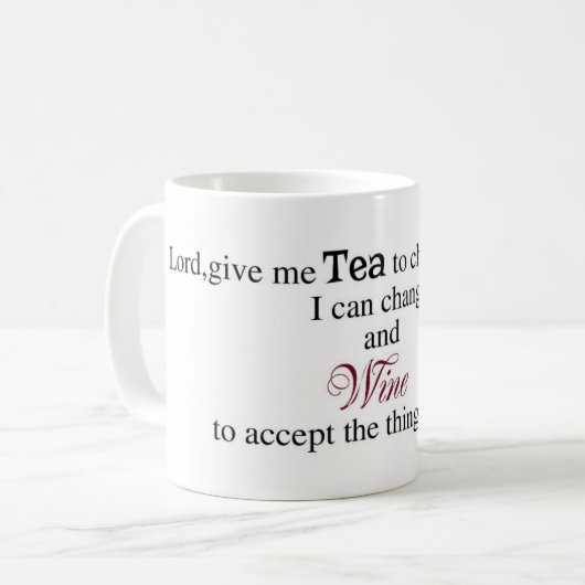 Lord, geben mir Tee ....... Tasse (Vorderseite Links)
