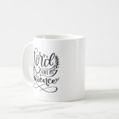 Lord Give me Patient Bible Verse Kaffeetasse (Vorderseite Links)