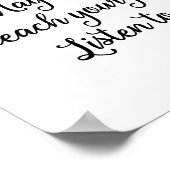 Lord God of my Salvation Psalm 88 Art Print Poster (Ecke)