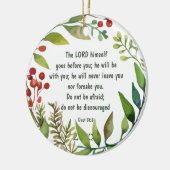 Lord Goes Before You Deut 31: 8 Customize Keramik Ornament (Links)