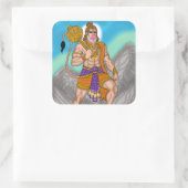 Lord Hanuman Aufkleber (Tasche)
