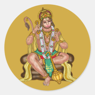 Lord Hanuman Aufkleber