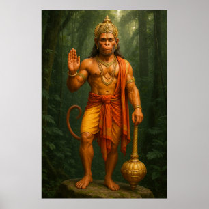 Lord Hanuman   Der mächtige Held und Beschützer Poster