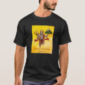 Lord Hanuman Flying Lifting Mountain T-Shirt (Vorderseite)
