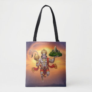 Lord Hanuman Flying Lifting Mountain Tasche