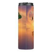 Lord Hanuman Flying Lifting Mountain Thermosbecher (Rückseite)