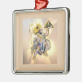 Lord Hanuman Gövine Light Ornament Aus Metall (Links)