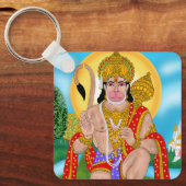 Lord Hanuman Keyring – Spiritual Keychain for Ever Schlüsselanhänger (Vorderseite)