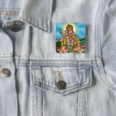 Lord Hanuman Knopf Button (Beispiel)