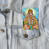 Lord Hanuman Knopf Button (Insitu)