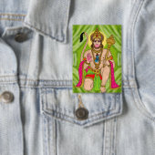 Lord Hanuman Knopf Button (Insitu)