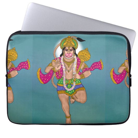 Lord Hanuman Laptop-Hülle Laptopschutzhülle (Vorderseite)
