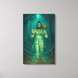 Lord Hanuman Leinwand Wall Art