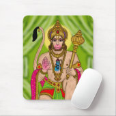 Lord Hanuman-Mausepad Mousepad (Mit Mouse)