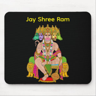 Lord Hanuman Mouse Pad   Hindu Devta Hanuman Spiri Mousepad