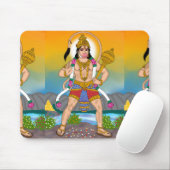 Lord Hanuman Mouse Pad Mousepad (Mit Mouse)