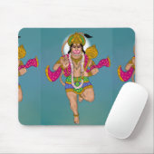 Lord Hanuman Mouse Pad Mousepad (Mit Mouse)