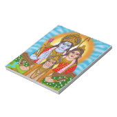 Lord Hanuman Notepad Notizblock (Rotiert)