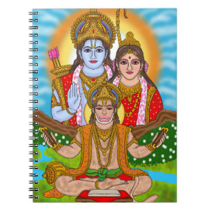 Lord Hanuman Notizbuch Notizblock