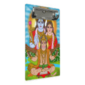 Lord Hanuman Paperpad Mini Klemmbrett (Schrägansicht)