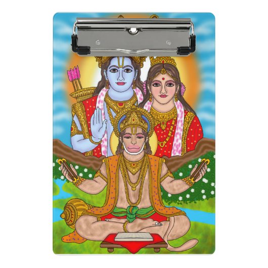 Lord Hanuman Paperpad Mini Klemmbrett (Vorderseite)