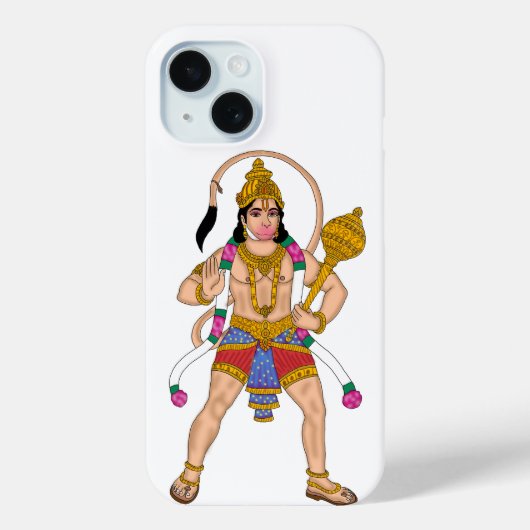 Lord Hanuman Phone Cover (Rückseite)