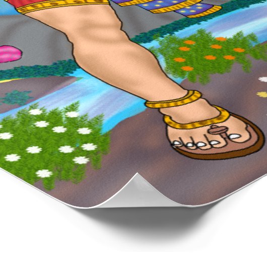 Lord Hanuman Poster (Ecke)