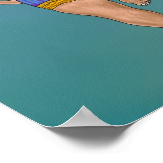 Lord Hanuman Poster (Ecke)