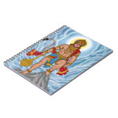 Lord Hanuman Schreibwaren Notizblock (Linke Seite)