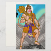 Lord Hanuman Stationery Briefpapier (Vorne/Hinten)