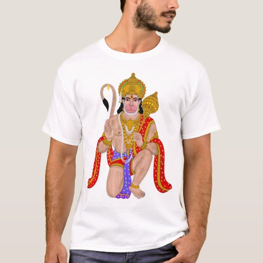 Lord Hanuman T-Shirt – Spiritual & Devotional Wear (Vorderseite)